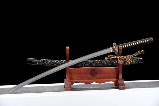 Kuro-Ryū Damascus Katana