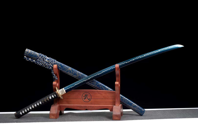 Azure Kintsugi Katana