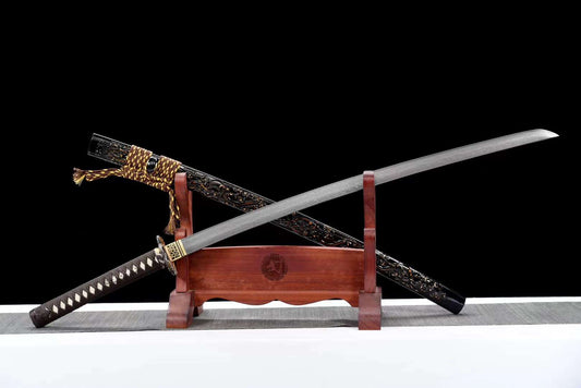 Kuro-Ryū Damascus Katana
